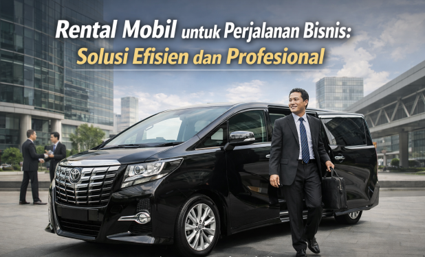 Sewa mobil untuk perjalanan bisnis dengan kendaraan nyaman dan profesional.