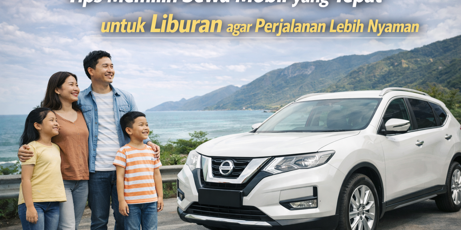 Memilih rental mobil yang nyaman dan aman untuk liburan bersama keluarga atau teman.