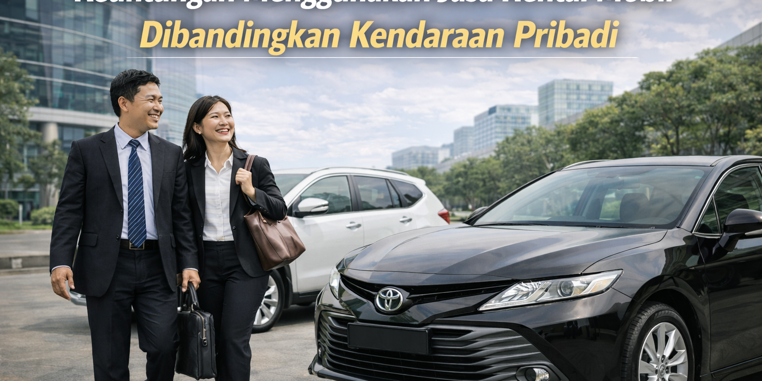 Keuntungan Menggunakan Jasa Rental Mobil Dibandingkan Kendaraan Pribadi. Layanan rental mobil yang nyaman dan fleksibel sebagai solusi transportasi modern.