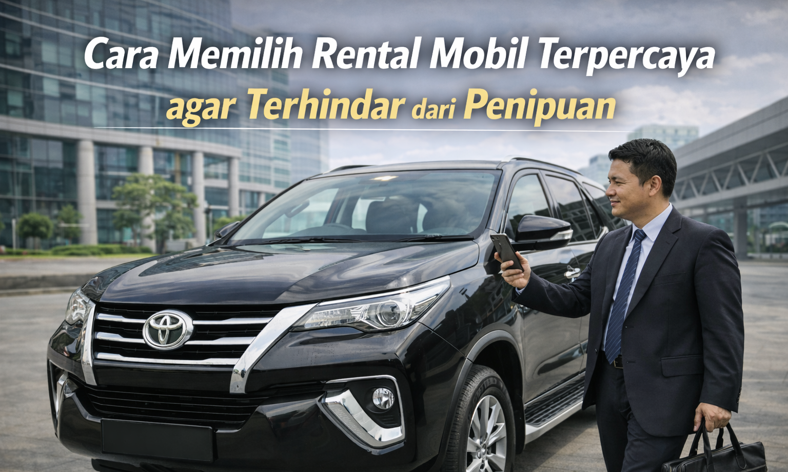 Cara Memilih Rental Mobil Terpercaya agar Terhindar dari Penipuan. Cara memilih rental mobil terpercaya agar terhindar dari penipuan.