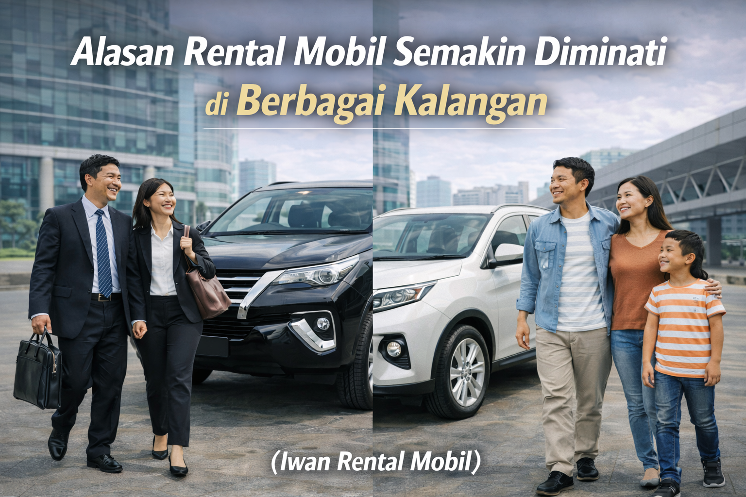Beragam jenis mobil rental tersedia untuk memenuhi kebutuhan perjalanan berbagai kalangan.
