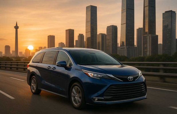 Pengguna menikmati mobilitas praktis dan nyaman dengan layanan rental mobil.